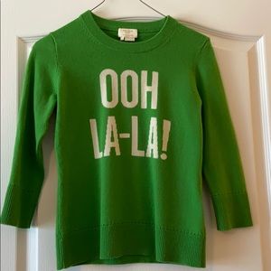 KATE SPADE OOH LA LA sweater